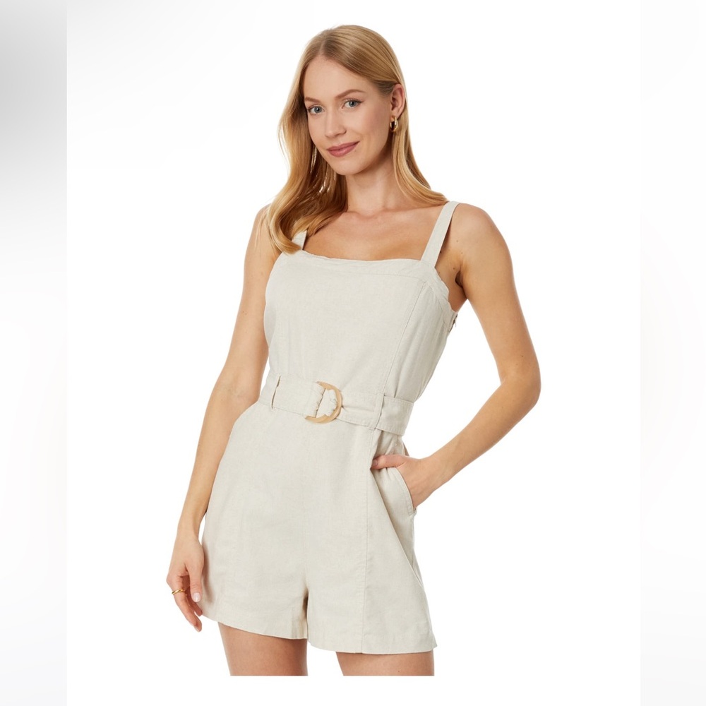 NWT blank NYC romper cotton & linen